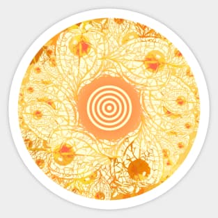 Thanksgiving Physalis Abstract Happy Autumn Season Sticker